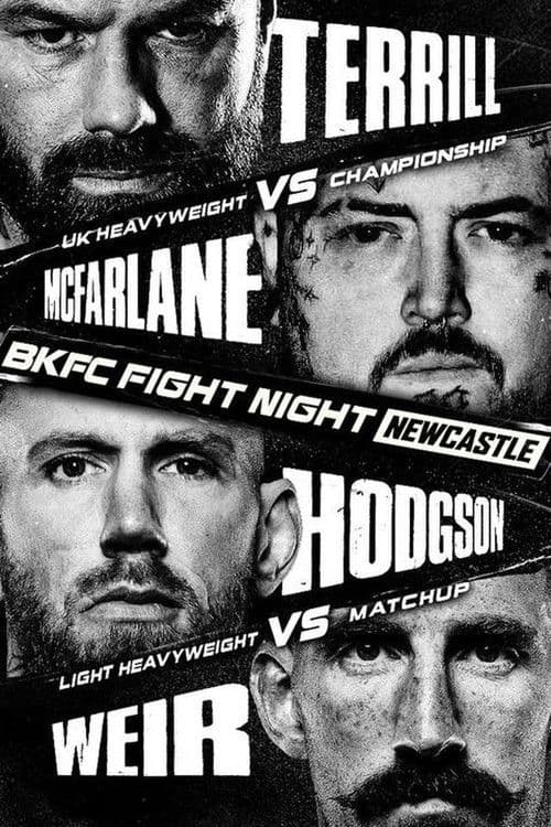 Постер: BKFC Fight Night Newcastle 2026: Mick Terrill vs Jay McFarlane