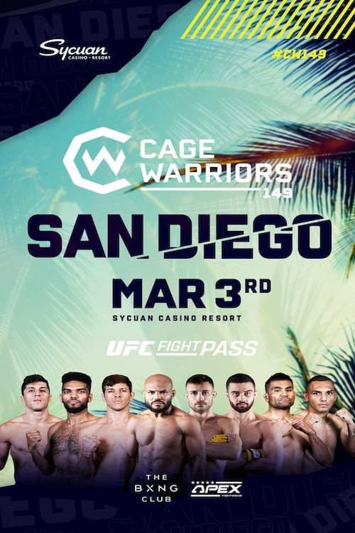 Постер: Cage Warriors 149: San Diego