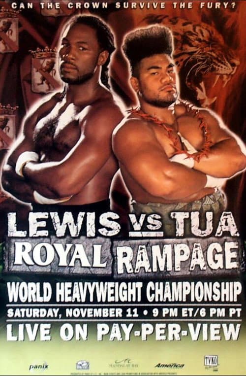 Постер: Lennox Lewis vs. David Tua