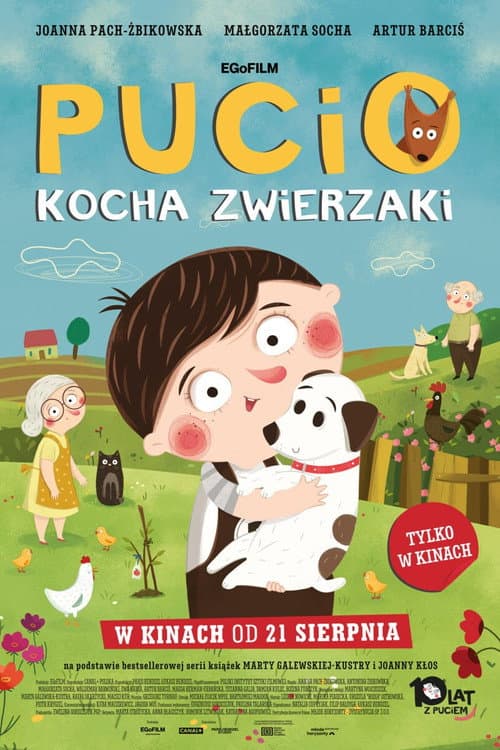 Постер: Pucio kocha zwierzaki