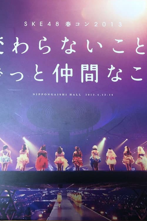 Постер: SKE48春コン2013