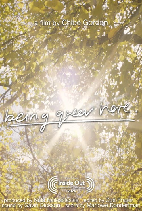 Постер: being queer here