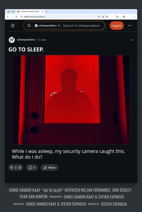 Постер: Go to Sleep