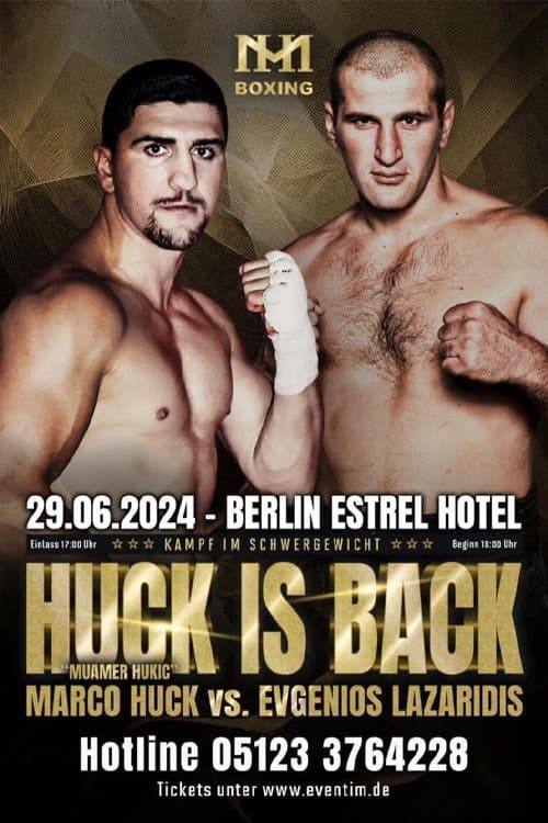 Постер: Marco Huck vs. Evgenios Lazaridis