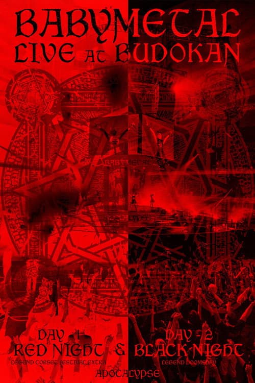 Постер: BABYMETAL - Live at Budokan ~Red Night & Black Night Apocalypse~