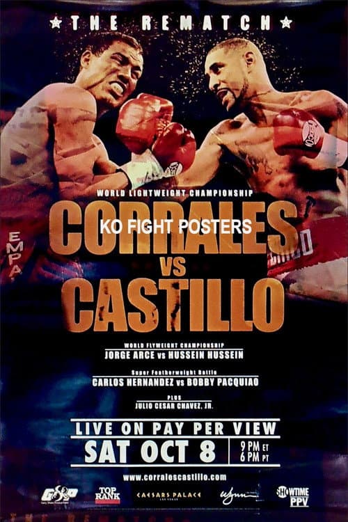 Постер: Diego Corrales vs. José Luis Castillo II