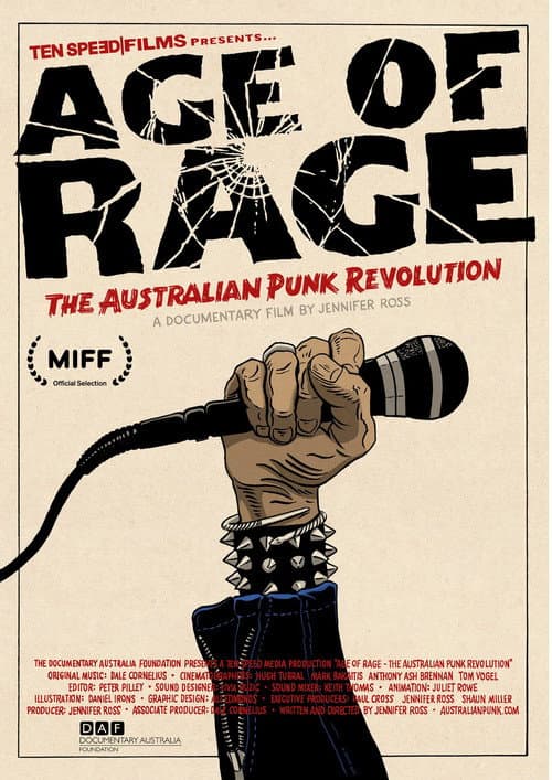 Постер: AGE OF RAGE - The Australian Punk Revolution