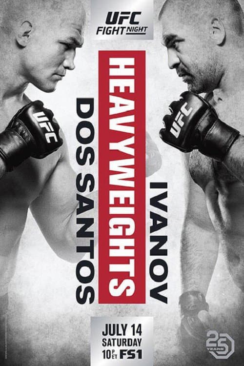 Постер: UFC Fight Night 133: dos Santos vs. Ivanov