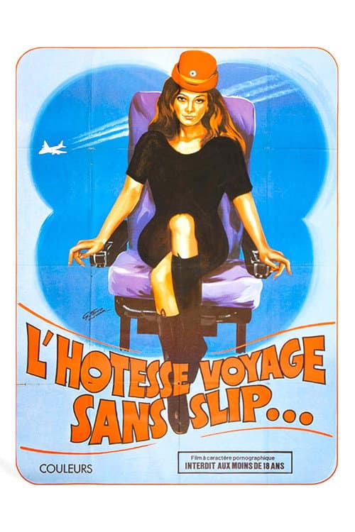 Постер: L'hôtesse voyage sans slip