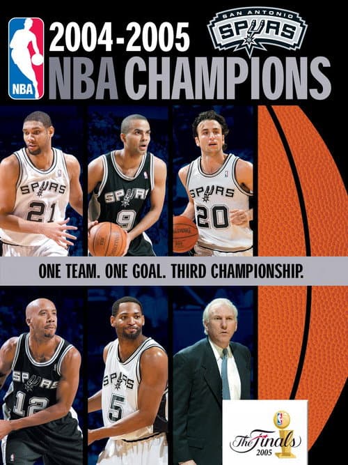 Постер: 2004-2005 NBA Champions - San Antonio Spurs