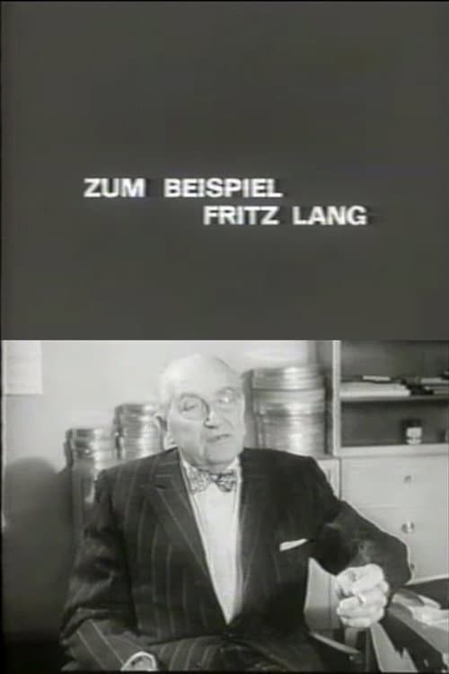 Постер: Zum Beispiel: Fritz Lang