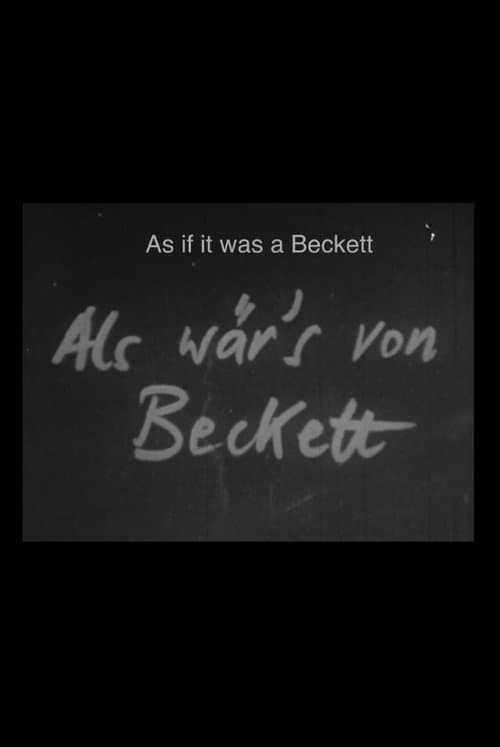 Постер: Als wär's von Beckett