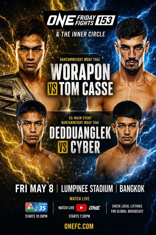 Постер: ONE Friday Fights 153: Worapon vs. Casse