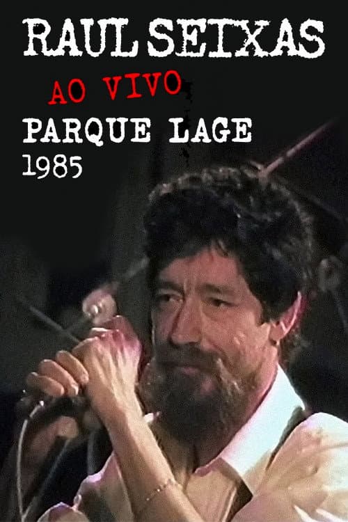 Постер: Raul Seixas ao vivo no Parque Lage