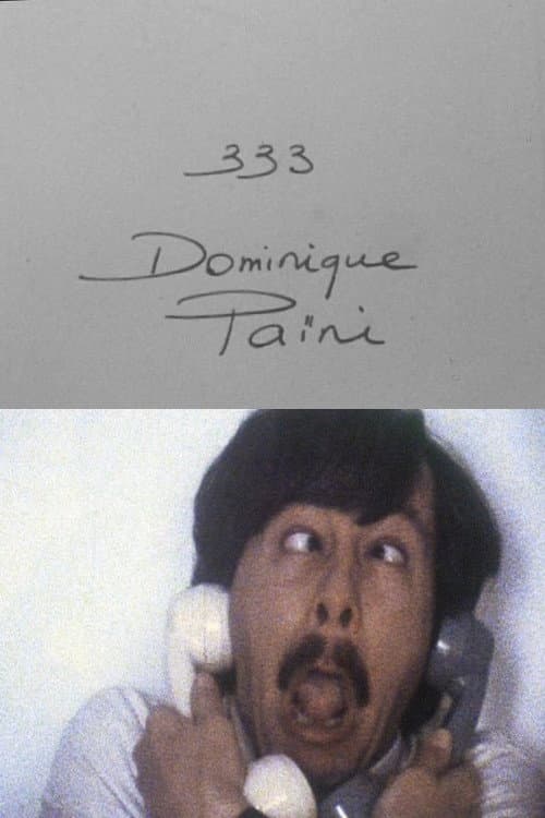 Постер: Cinématon n°333 : Dominique Païni