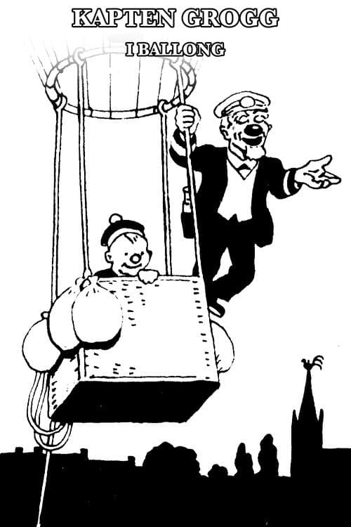 Постер: Kapten Grogg i ballong