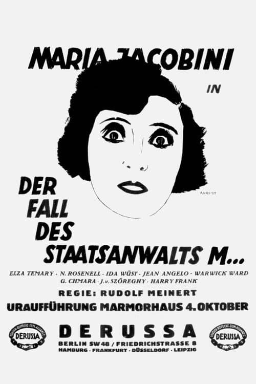 Постер: Der Fall des Staatsanwalts M...