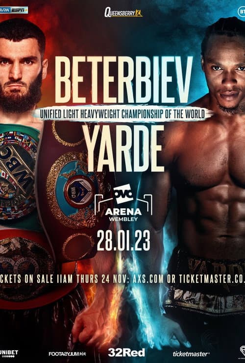 Постер: Artur Beterbiev vs. Anthony Yarde