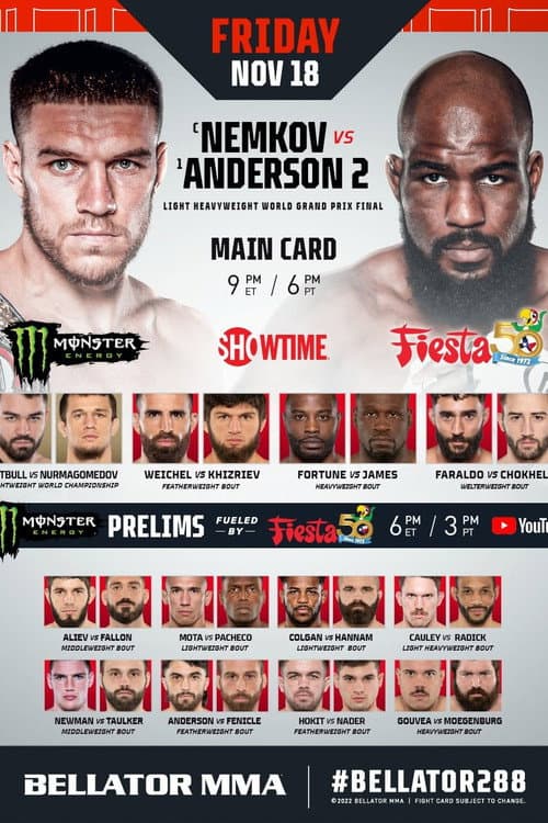 Постер: Bellator 288: Nemkov vs. Anderson 2