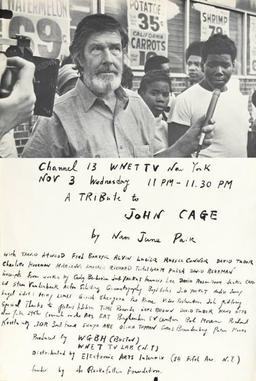 Постер: A Tribute to John Cage