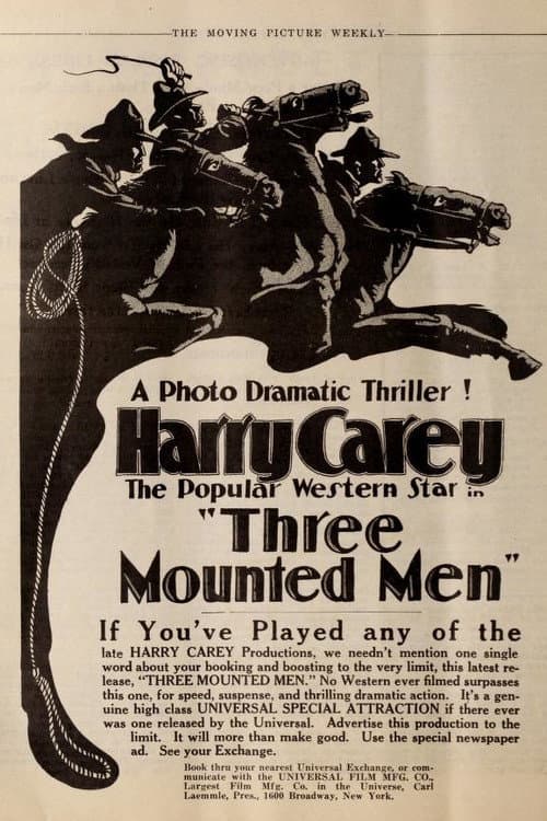 Постер: Three Mounted Men