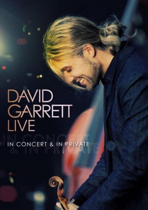 Постер: David Garrett LIVE - In Concert & In Private