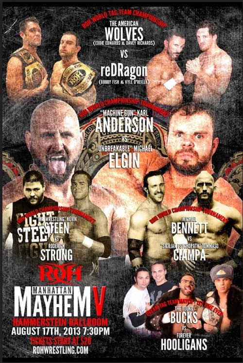 Постер: ROH: Manhattan Mayhem V
