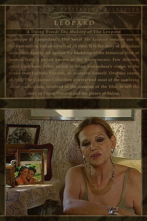 Постер: A Dying Breed: The Making of 'The Leopard'