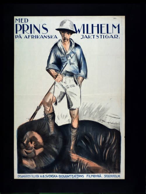 Постер: Med Prins Wilhelm på afrikanska jaktstigar