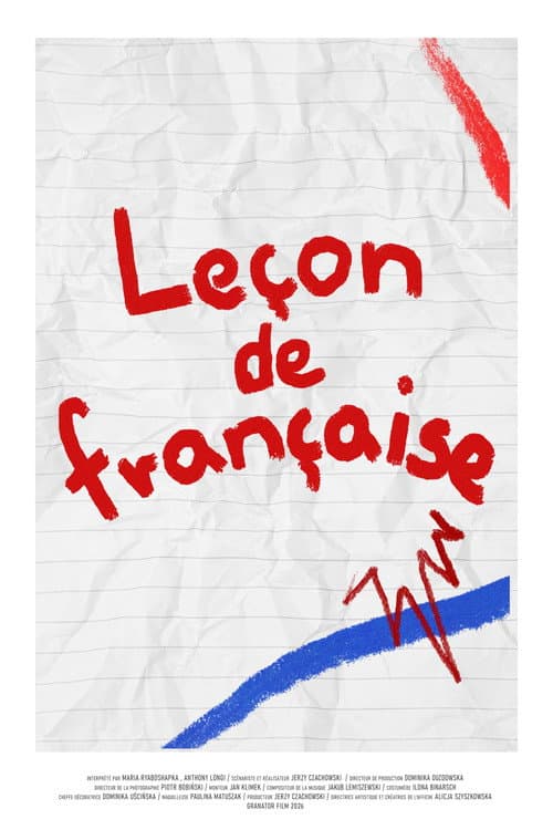Постер: Leçon de français