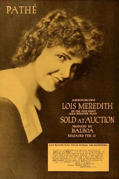 Постер: Sold at Auction
