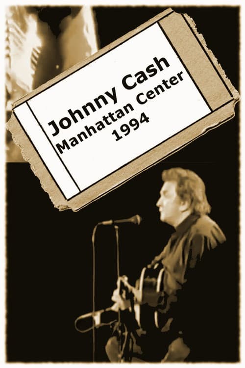 Постер: Johnny Cash - Manhattan Center