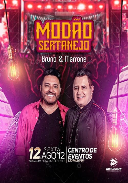 Постер: Bruno e Marrone Churrasco e Modão