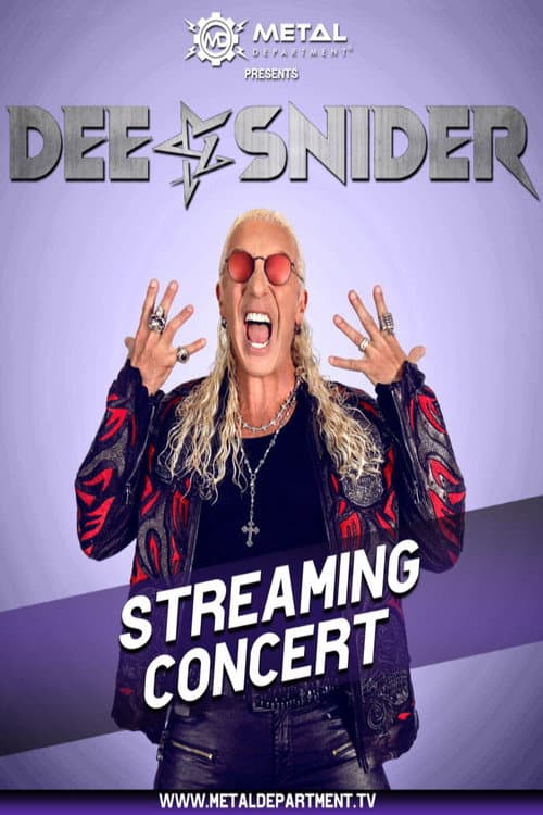 Постер: Dee Snider - Leave a Scar Album Release Show Streaming Concert