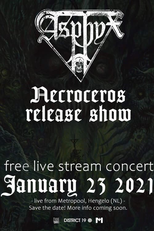 Постер: Asphyx "Necroceros" Release Show Live Stream Concert