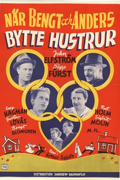 Постер: När Bengt och Anders bytte hustrur