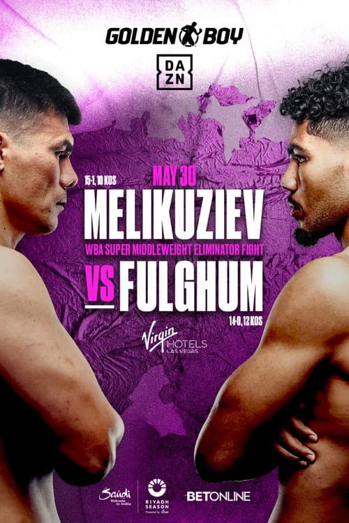 Постер: Bektemir Melikuziev vs. Darius Fulghum