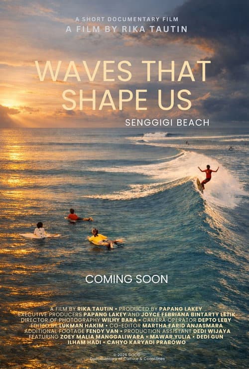 Постер: WAVES THAT SHAPE US — Senggigi Beach