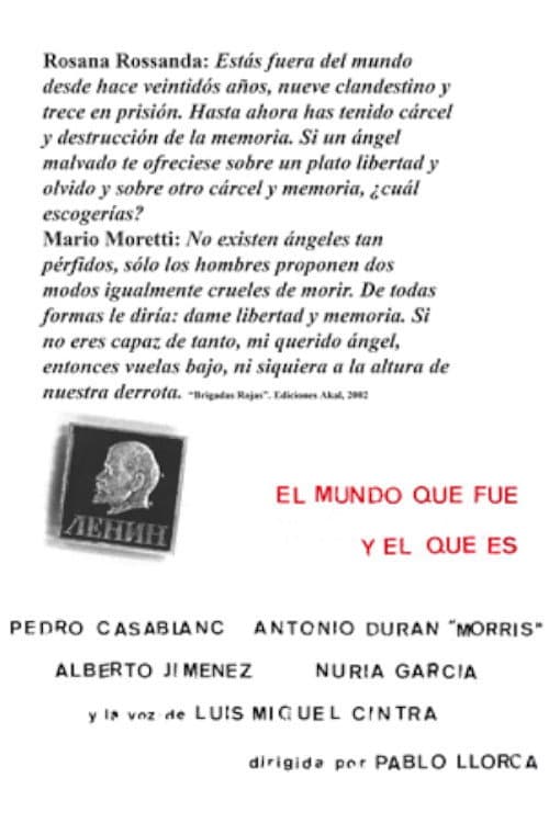 Постер: El mundo que fue y el que es