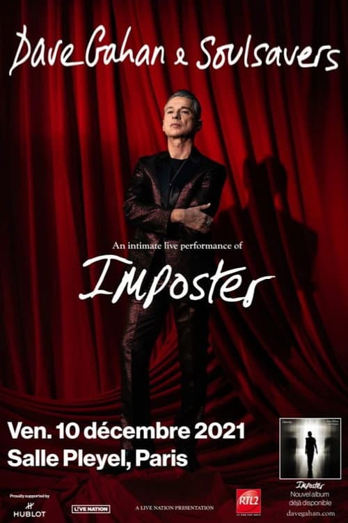 Постер: Dave Gahan & Soulsavers : Salle Pleyel, Paris