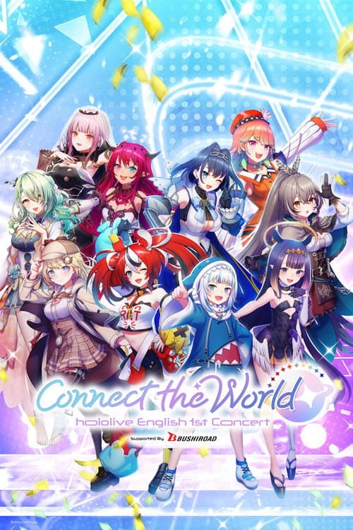 Постер: hololive English 1st Concert - Connect the World