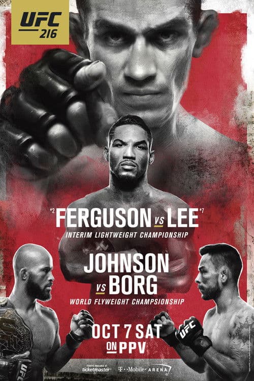 Постер: UFC 216: Ferguson vs. Lee