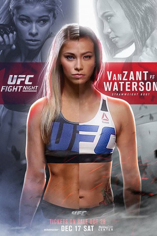 Постер: UFC on Fox 22: VanZant vs. Waterson