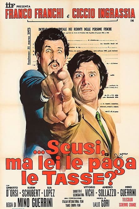 Постер: ...Scusi, ma lei le paga le tasse?
