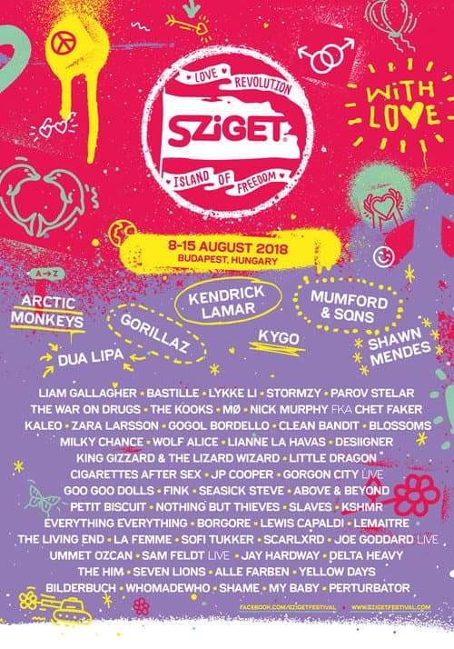 Постер: Gorillaz | Sziget Festival 2018 (ARTE Concert)