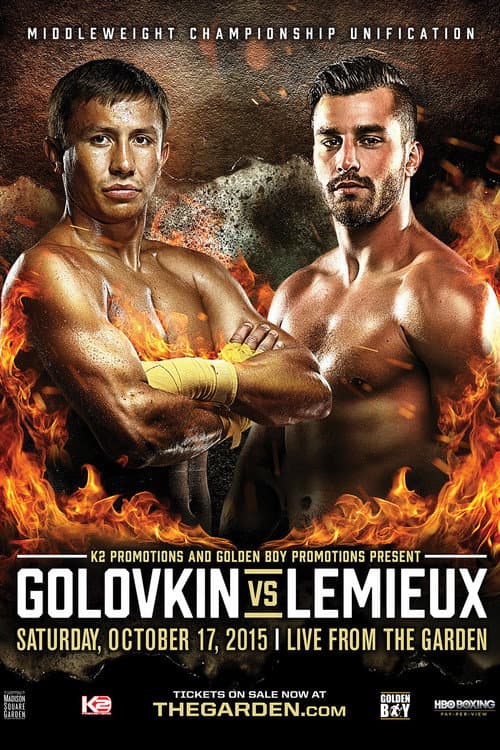 Постер: Gennady Golovkin vs. David Lemieux