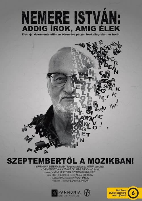 Постер: Nemere István: addig írok, amíg élek