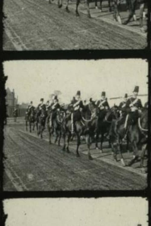 Постер: The 13th Hussars on the march through Dublin streets