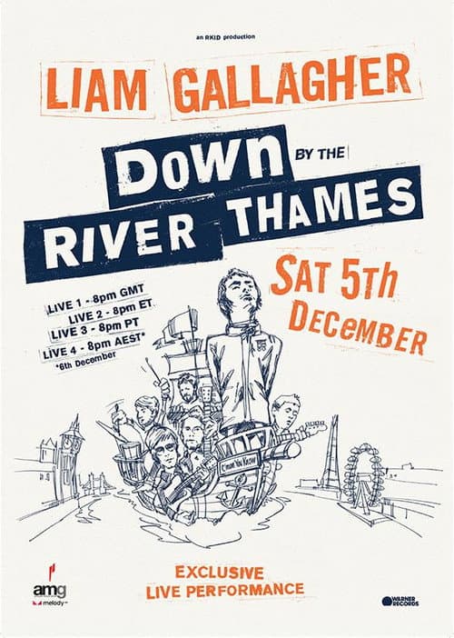 Постер: Liam Gallagher: Down by the River Thames