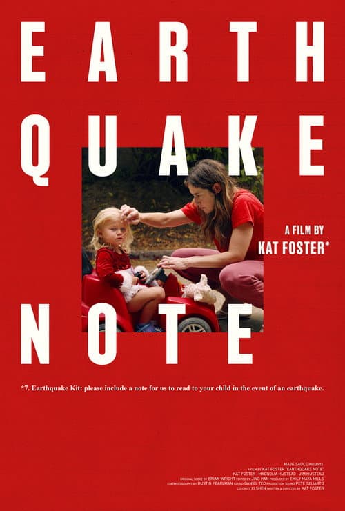 Постер: Earthquake Note